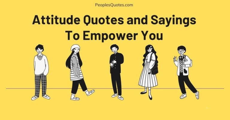 Attitude Quotes and Sayings