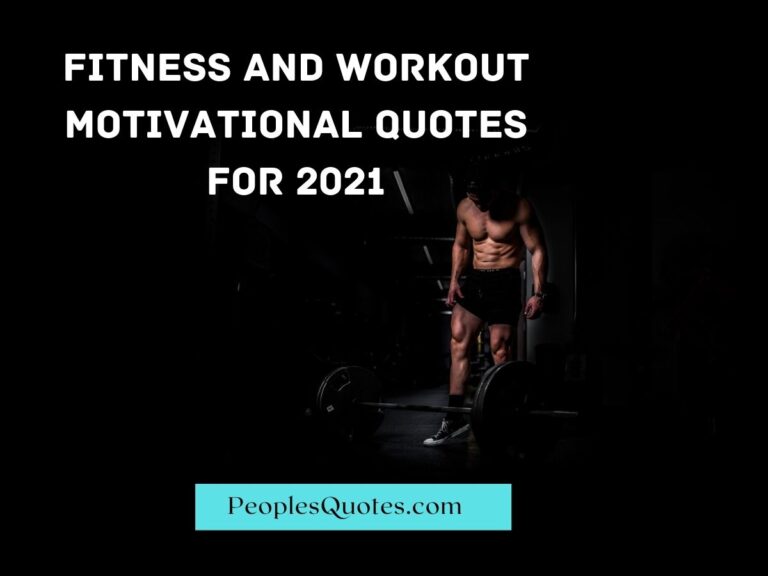 Fitness and Workout Motivational Quotes For 2020-21