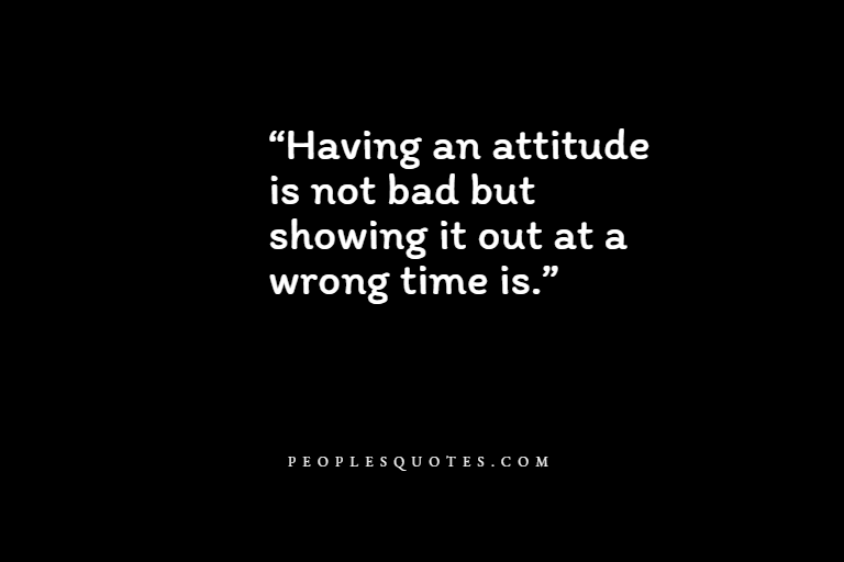best attitude quotes