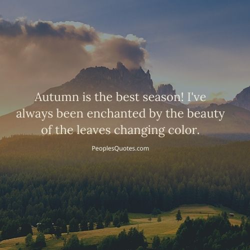 best fall season quotes