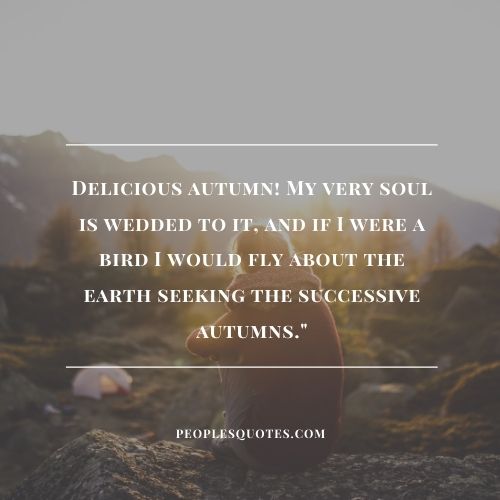 fall in love with autumn quotes