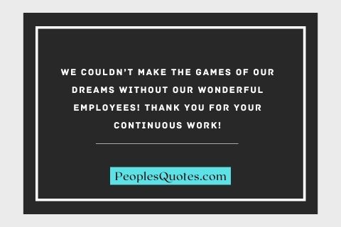 Appreciation Quotes For Employees
