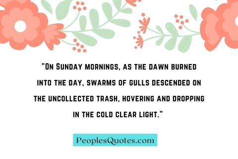 Sunday Good morning Quotes in English