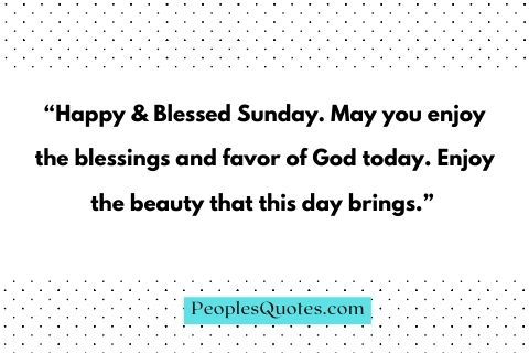 Happy Sunday Quotes and Sayings