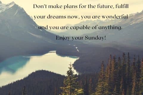 Inspirational quotes on Sunday