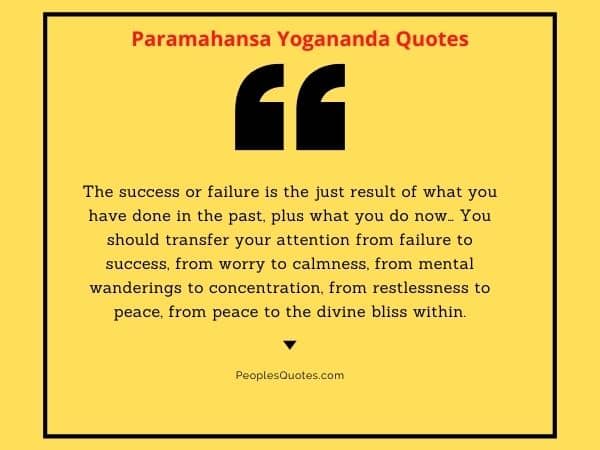 Yogananda quotes on success