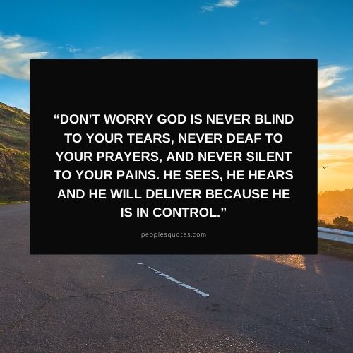 God is in Control Quotes and Pictures