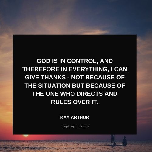 God is in Control Quotes with images