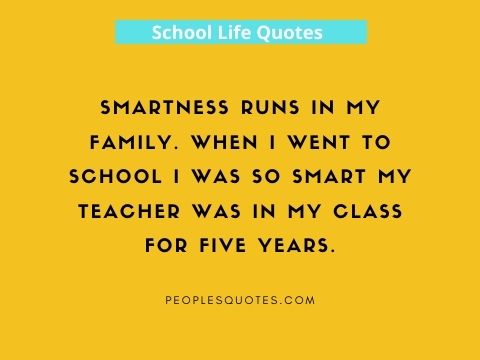 Funny School Quotes to Remember Study Life