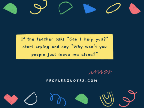 Funny school quotes images