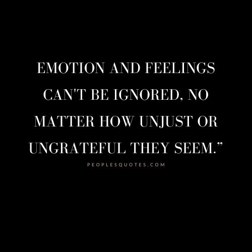 Short Quotes on Emotions and Feelings