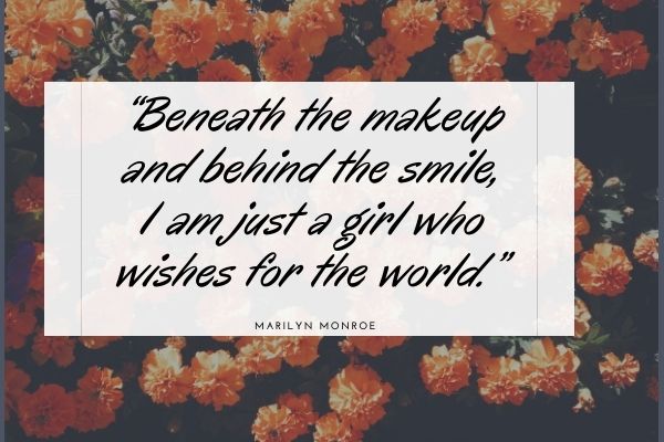 Quotes on Smile by Marilyn Monroe