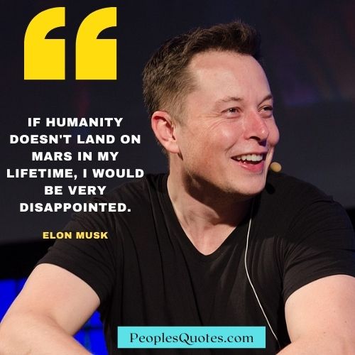 Elon Musk Quotes about Earth and Marsh