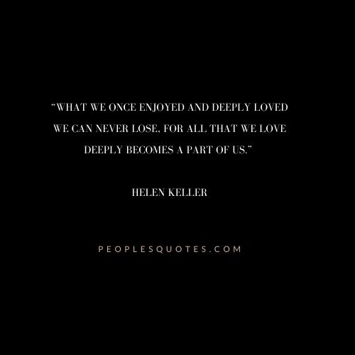 Helen Keller Quotes on Love