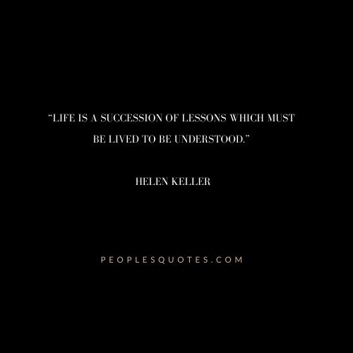 Helen Keller quotes on Life