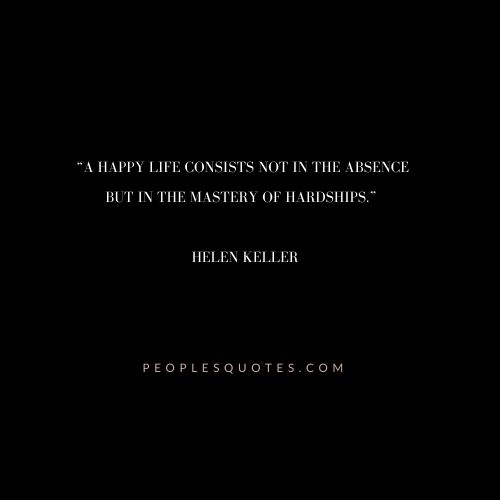 Helen Keller quotes about Life