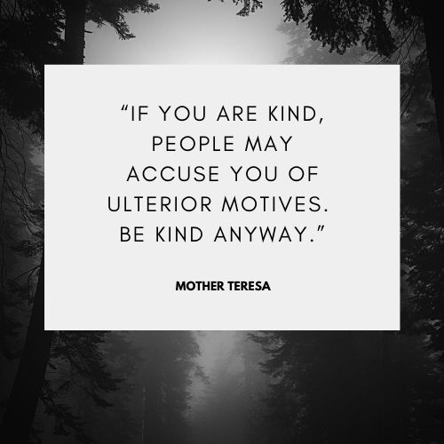 Mother Teresa Famous Quotes on Kindness