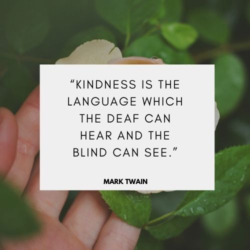 Famous Mark Twain Quote on Kindness