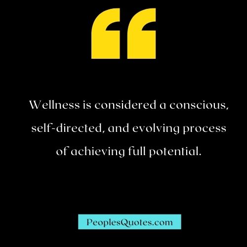 Wellness quote image