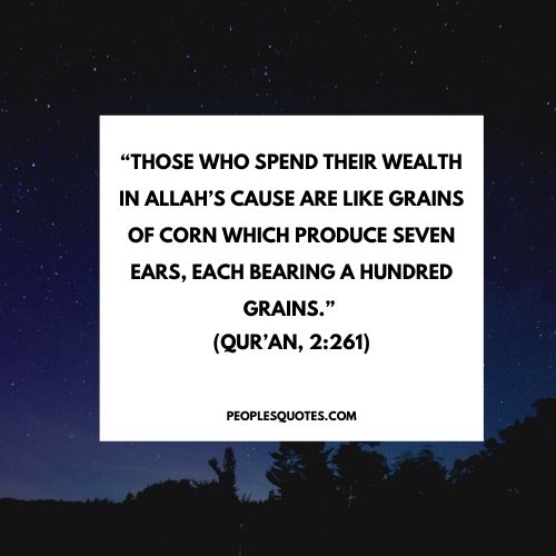 Islamic quotes on charity