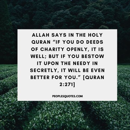 Islamic quotes about giving