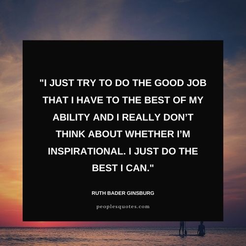  Inspiring Quote from Ruth Bader Ginsburg