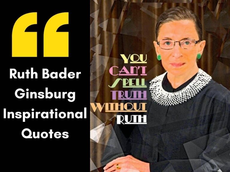 Ruth Bader Ginsburg Inspirational Quotes