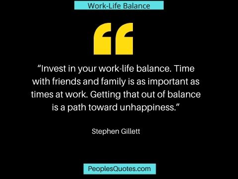 Quotes for work-life balance