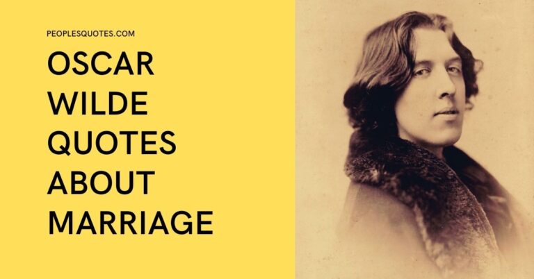 Oscar Wilde Quotes on Marriage