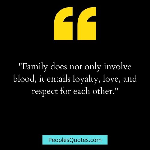 family love loyalty quote