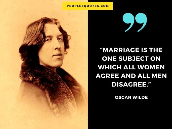 oscar wilde quote about marriage