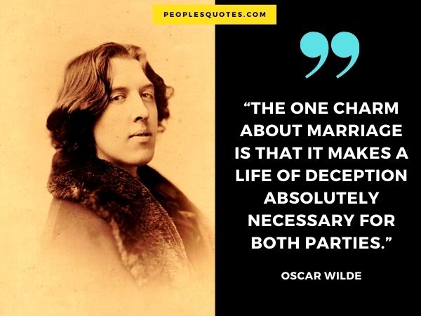 oscar wilde quotes marriage