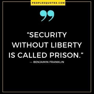 benjamin franklin quotes on freedom
