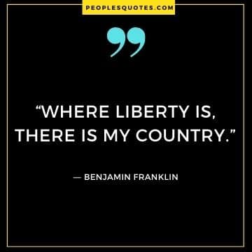 Ben Franklin liberty quotes  