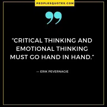 emotional thinking quotes