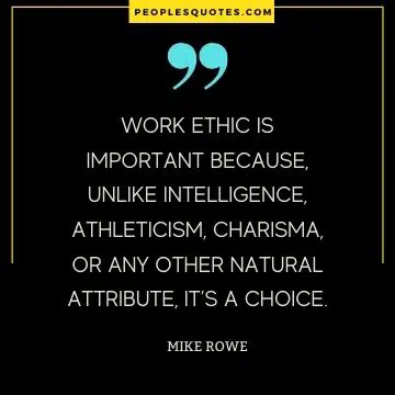 Mike Rowe's work ethic quote