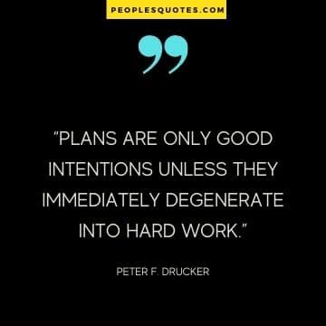 Peter Drucker Quotes on Strategic planning