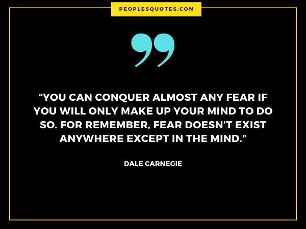 Conquering Fear Quotes