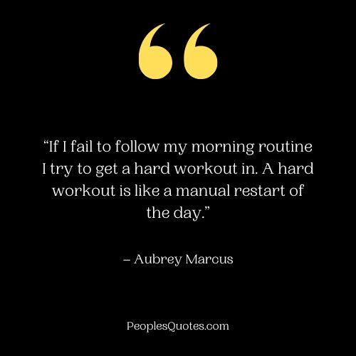 Good Morning Powerful Workout Quote