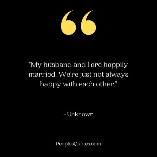 humor quotes about husband wife relation