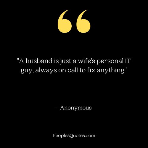 sarcastic wife husband quotes