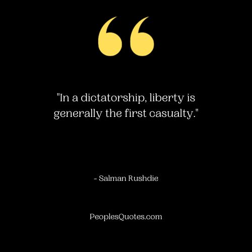 Dictatorship Liberty Quotes