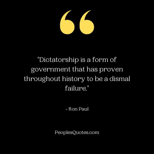 Dictatorship's Historical Failures Quotes