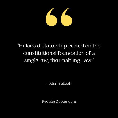 Hitler's Dictatorship Quotes