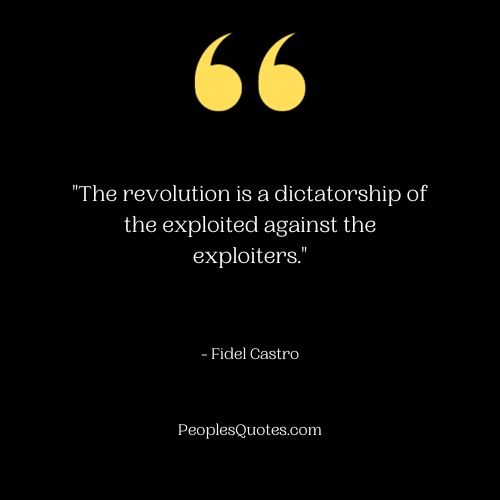 Revolutionary Dictatorship Quotes