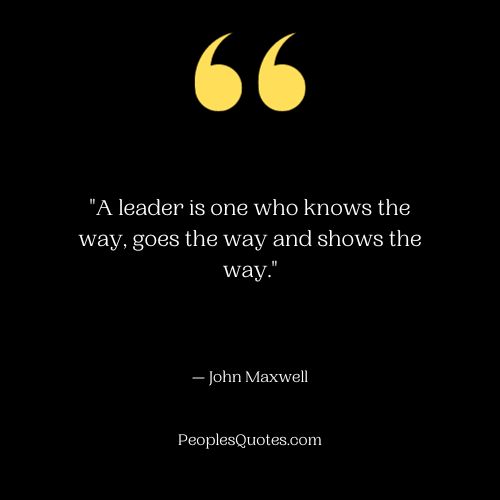 True Leadership Quotes