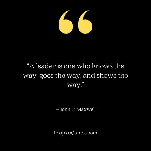 True Meaning of Leaders Quotes